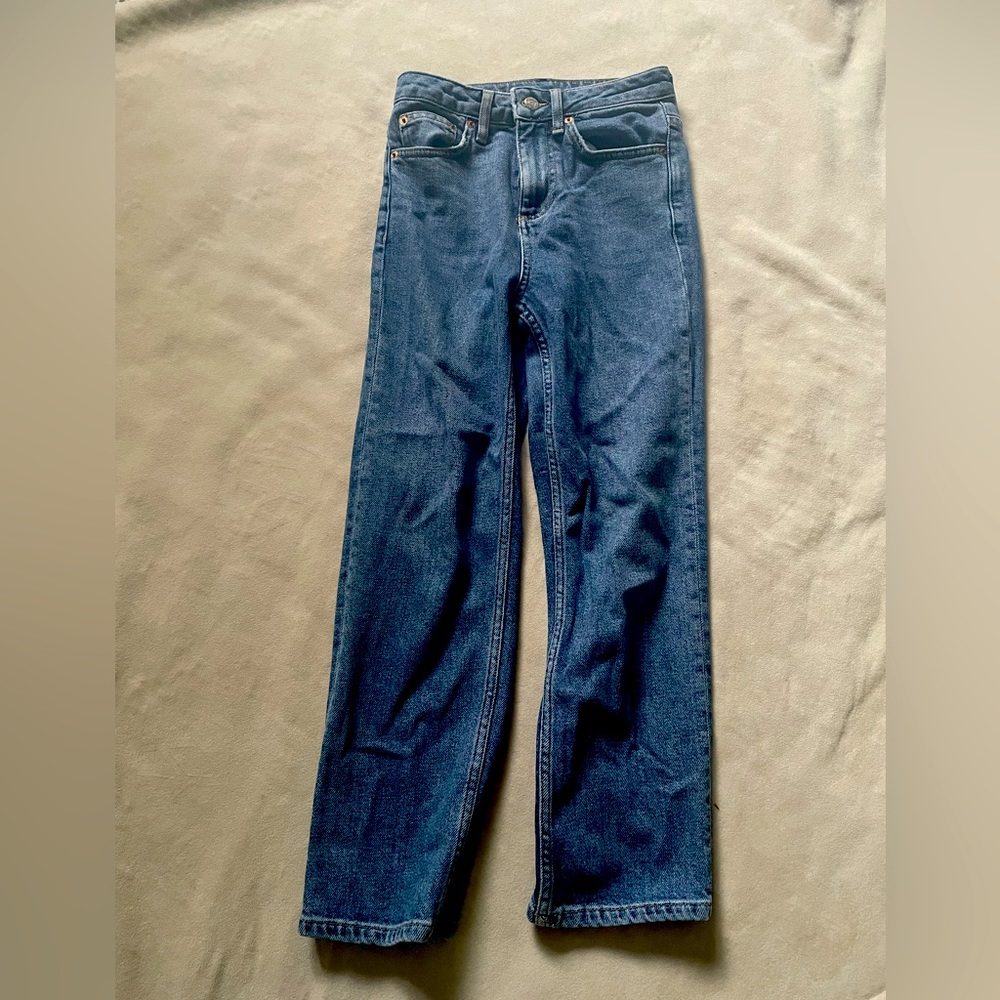 Topshop Straight Leg Denim